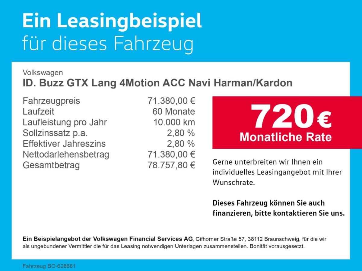 Volkswagen ID.Buzz ID. Buzz GTX Lang 4Motion ACC Navi Harman/Kardon