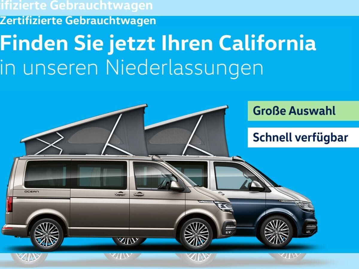 Volkswagen California Beach Neues Modell 4Motion DCC AHK
