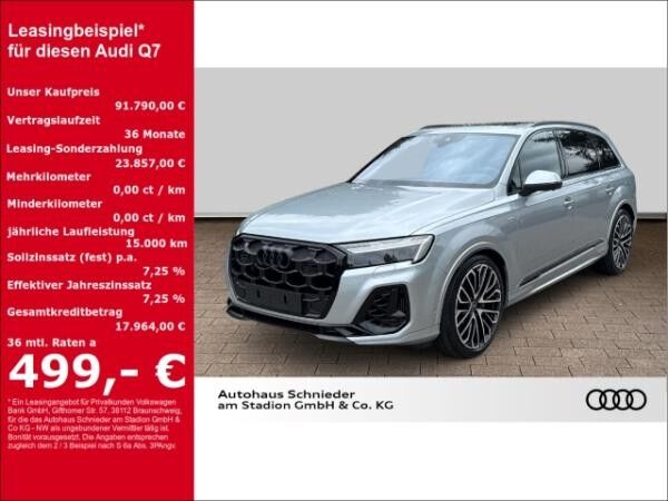 Audi Q7 55 TFSI e quattro S-line+AHK+HUD+PANO+B&O+KAMERA
