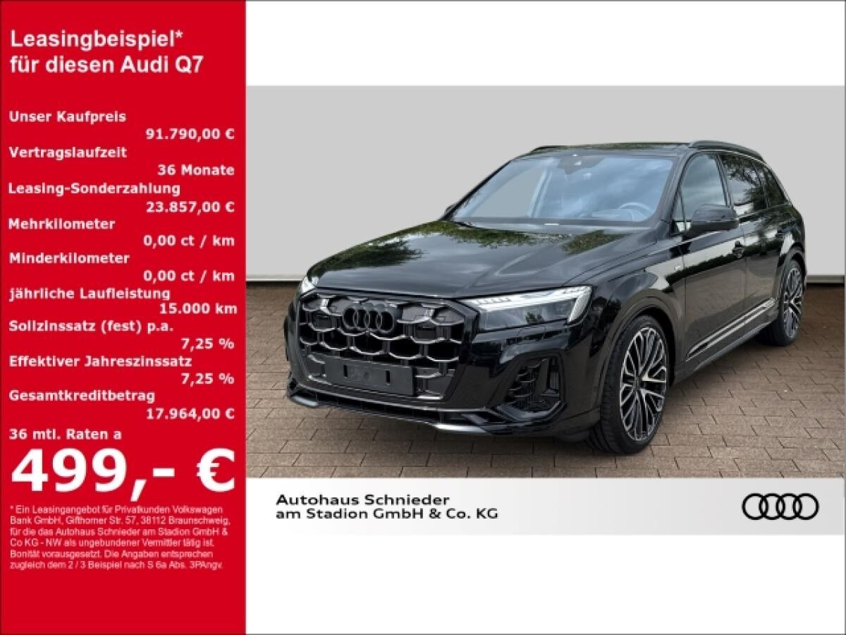 Audi Q7 55 TFSI e quattro S-line+AHK+HUD+PANO+B&O+KAMERA