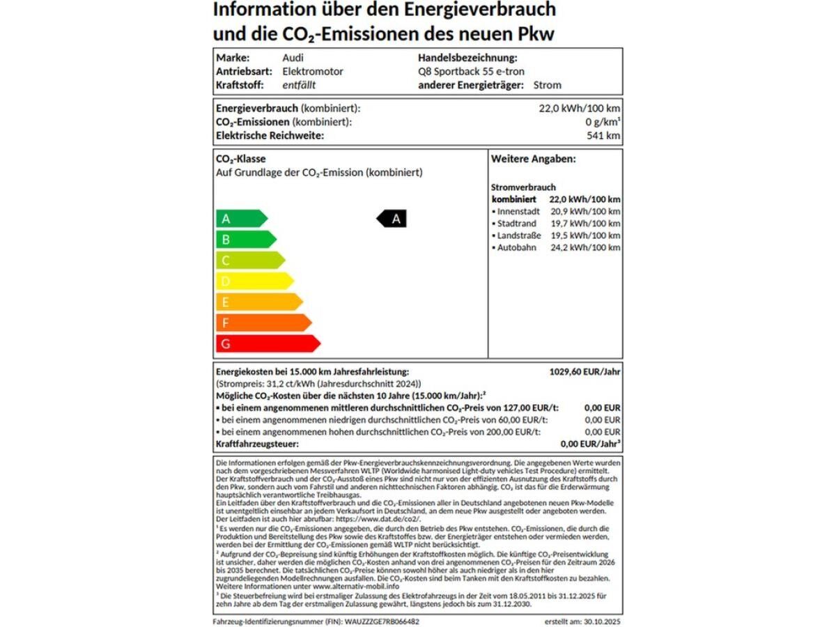 Audi Q8 e-tron ⚡️55 e-tron quattro 300 kW⚡️ - Advanced❗️sofort verfügbar❗️🎁Inkl. Überführungkosten🎁