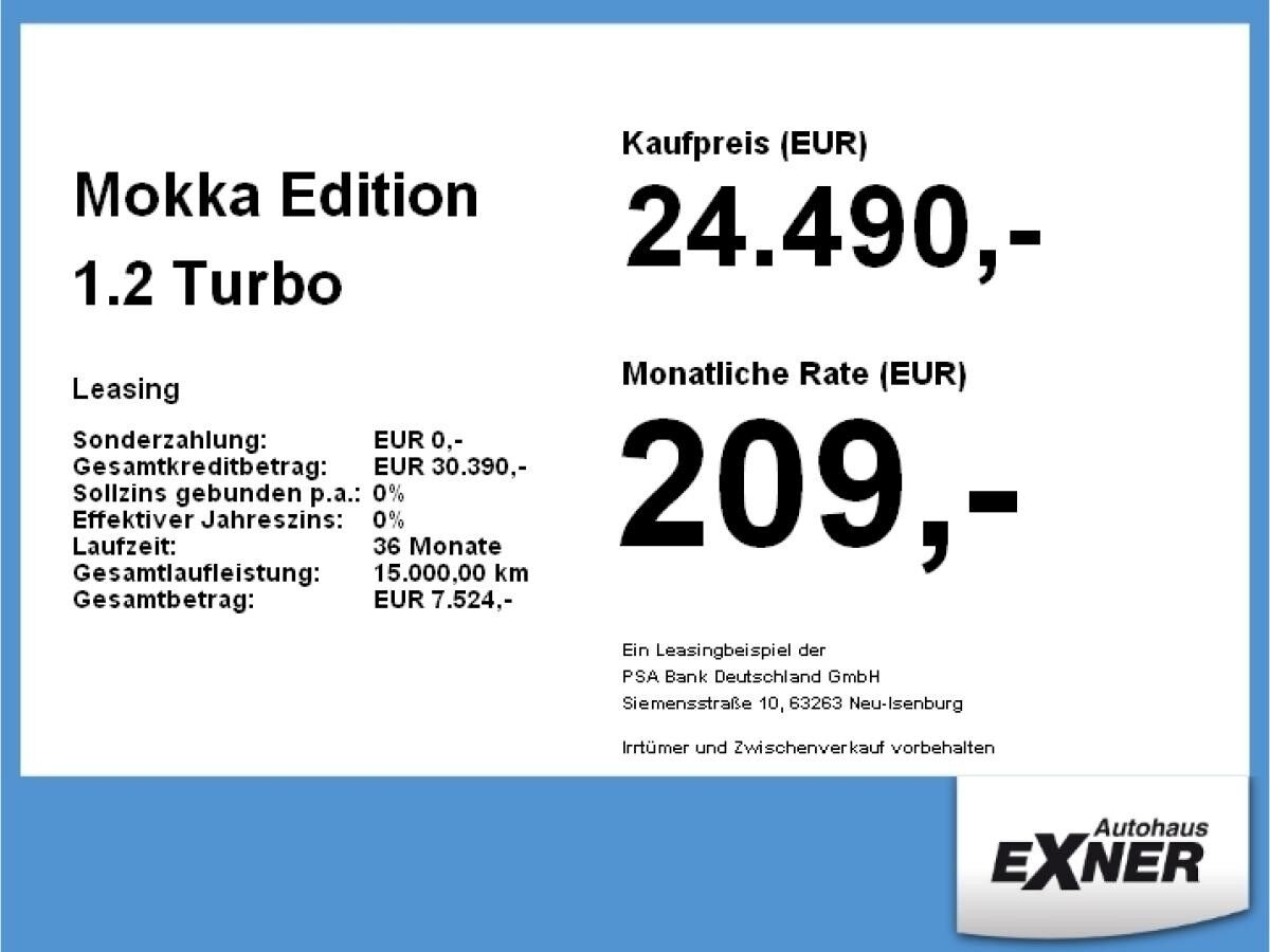 Opel Mokka Edition 1.2 Turbo