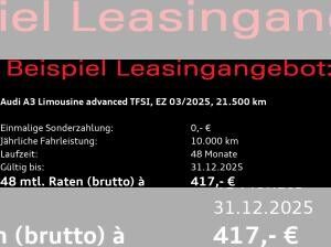 Audi A3 Limousine advanced 35TFSI S-tronic/ Navi, AHK