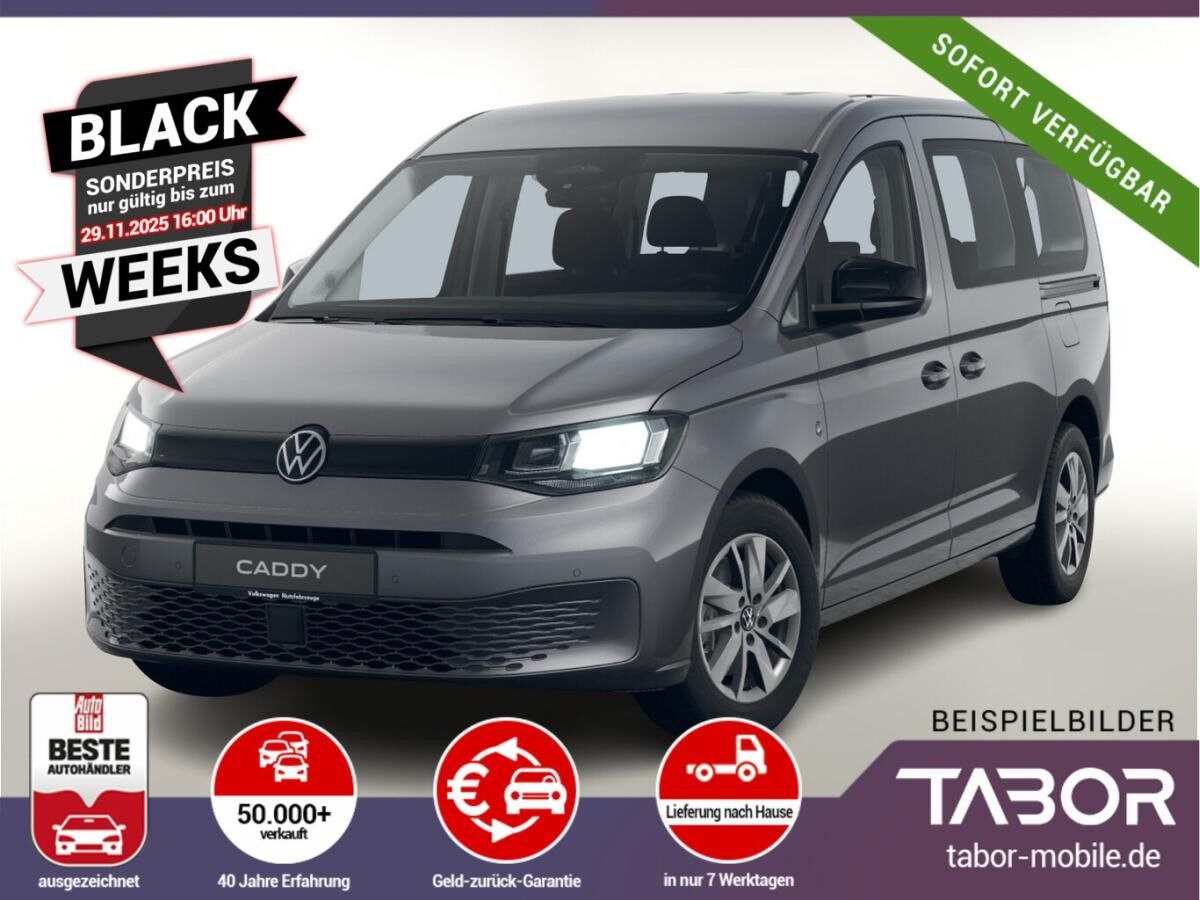 Volkswagen Caddy Maxi TDI 122 DSG 7S 2ZClima 16LM Kam AppC Volkswagen Caddy Maxi TDI 122 DSG 7S 2ZClima 16LM Kam AppC