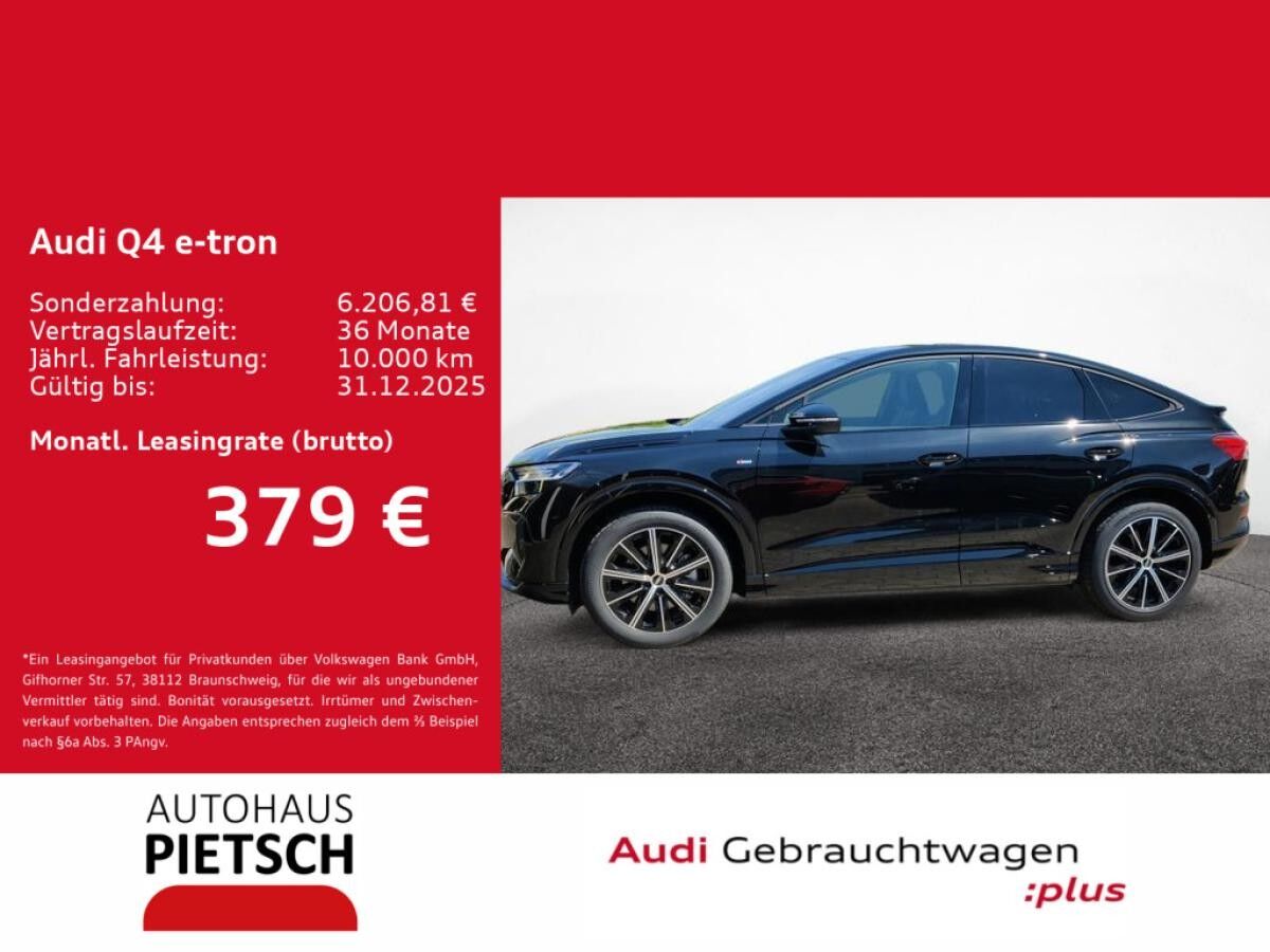 Audi Q4 e-tron Sportback 45 quattro S line Matrix AHK