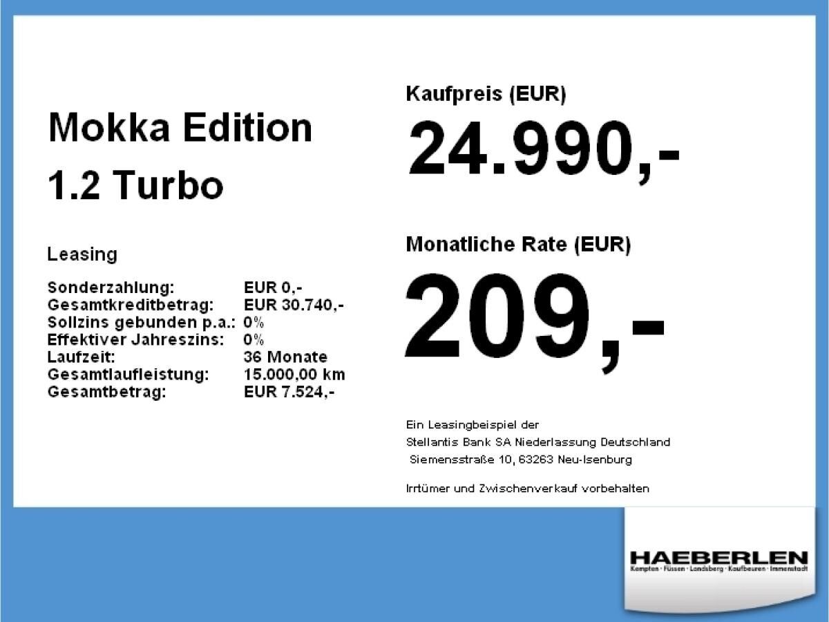 Opel Mokka Edition 1.2 Turbo