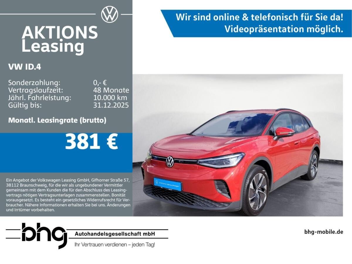 Volkswagen ID.4 Pro Design-/Infotainment-/Komfort Wärmepumpe