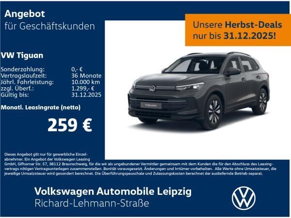 Volkswagen Tiguan Life 1.5 l eTSI DSG*GJR Volkswagen Tiguan Life 1.5 l eTSI DSG*GJR