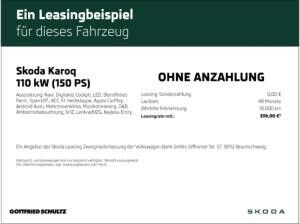 Skoda Karoq SELECTION 1.5 TSI 150 PS DSG ⚡Privatleasing⚡ (Neuss)