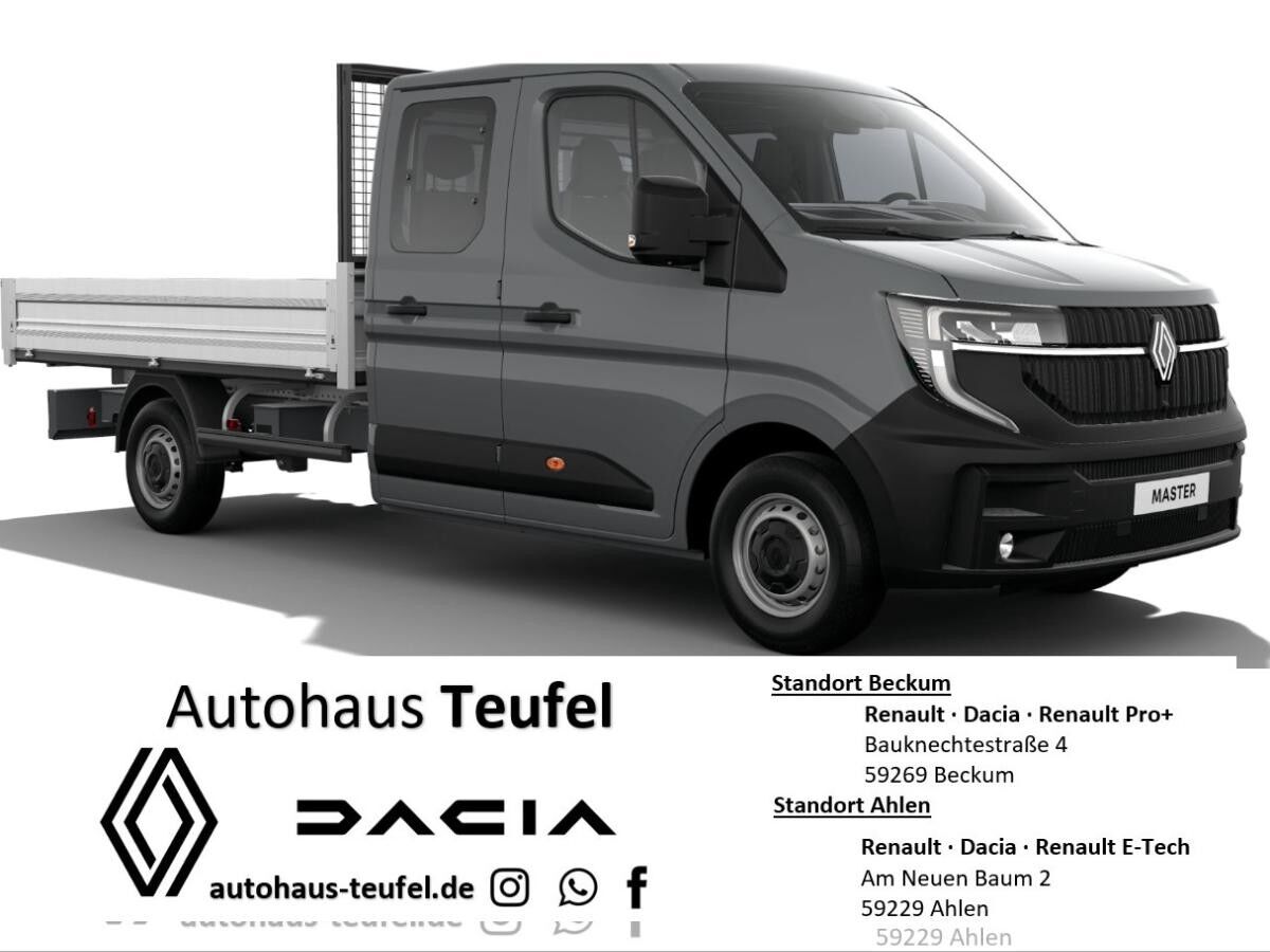 Renault Master FWD Fgst. Pritsche Doka L3H1 3,5t Blue dCi170 AT