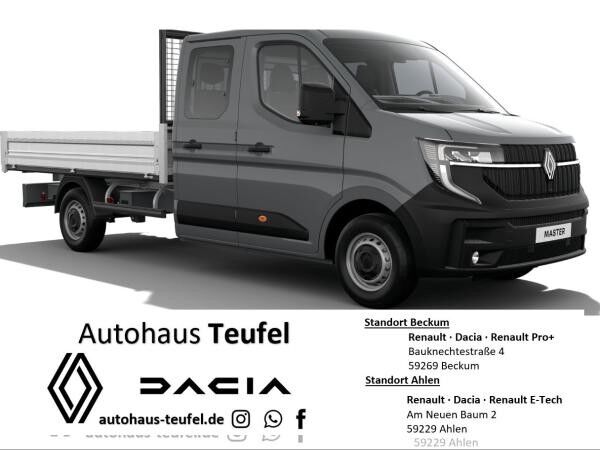 Renault Master FWD Fgst. Pritsche Doka L3H1 3,5t Blue dCi170 AT