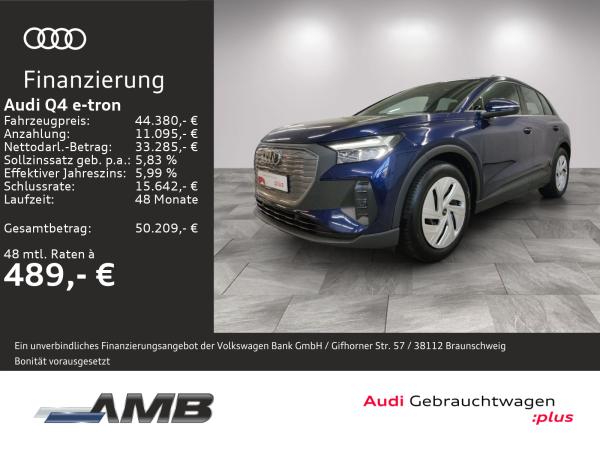 Audi Q4 e-tron 45 AHK/Assistentz/Pano/Wärmepu/12.29Garantie