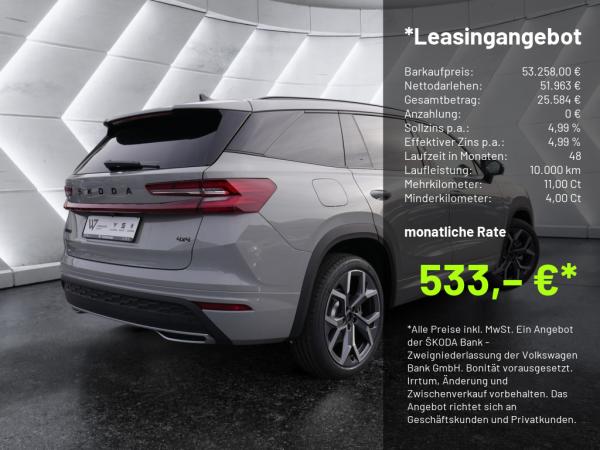 Skoda Kodiaq Kodiaq 2.0 TDI Sportline 4x4 7-Sitze Pano Memory *909*
