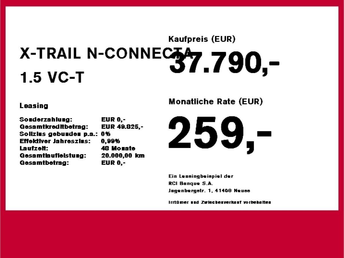Nissan X-Trail X-TRAIL N-CONNECTA 1.5 VC-T e-POWER WKR inkl.