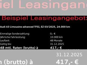Audi A3 Limousine advanced 35TFSI S-tronic / AHK, RFK