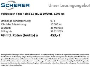 Volkswagen T-Roc 1.5 TSI *R-Line * DSG VK-Erkennung AHK R-Kamera