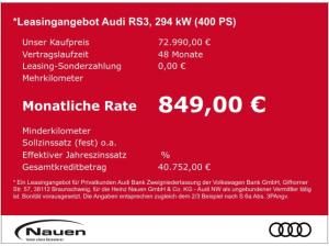 Audi RS3 Sportback 2.5 TFSI quattro *SanMarinoBlau*