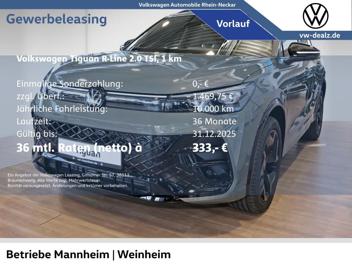 Volkswagen Tiguan R-Line 2.0 TSI 4MOTION DSG NAVI LED DAB Volkswagen Tiguan R-Line 2.0 TSI 4MOTION DSG NAVI LED DAB