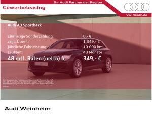 Audi A3 Sportback TFSI e S tronic LED Navi Virtual-Cockpit