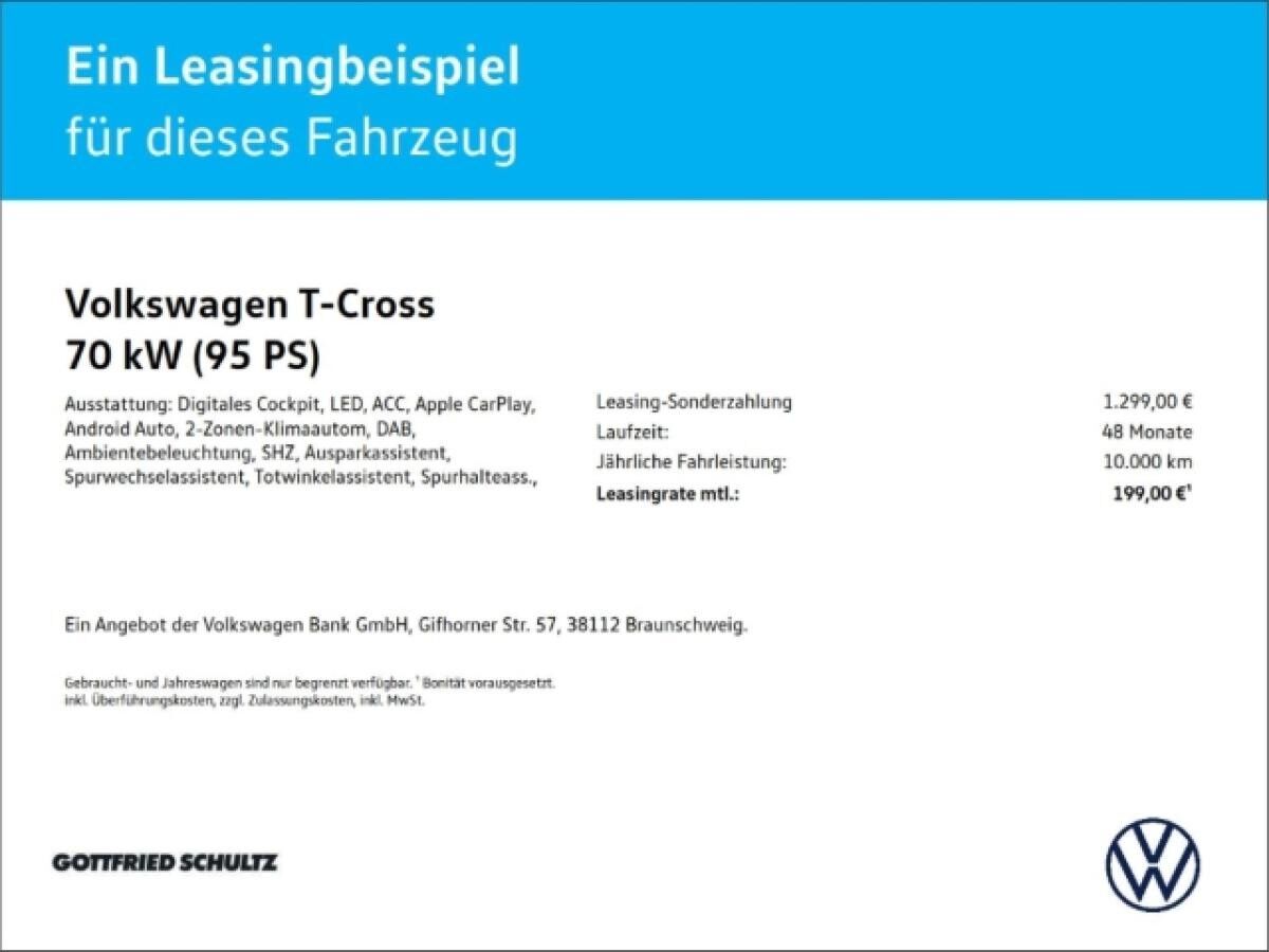 Volkswagen T-Cross Energy 1.0 TSI (Mettmann)