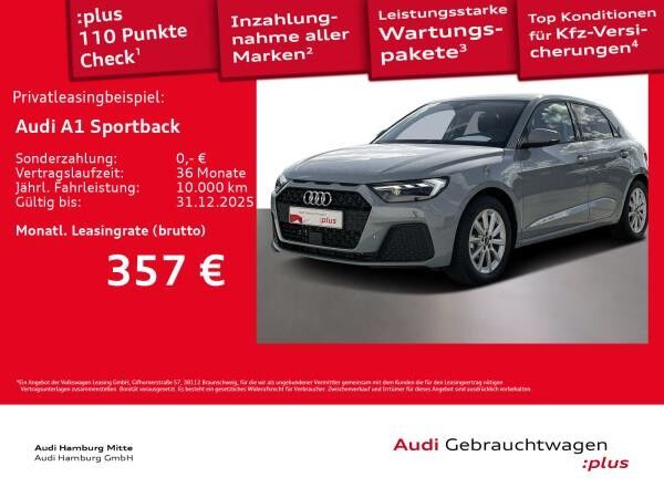 Audi A1 Sportback 25 TFSI S tronic Virtual LED Sitzhzg