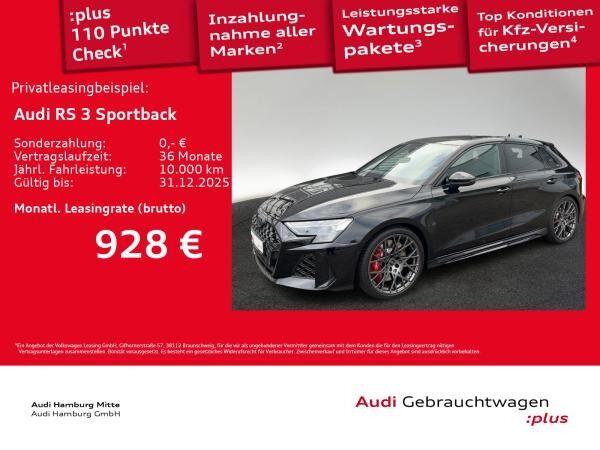 Audi RS3 Sportback quattro S tronic Navi Pano Sportabgas
