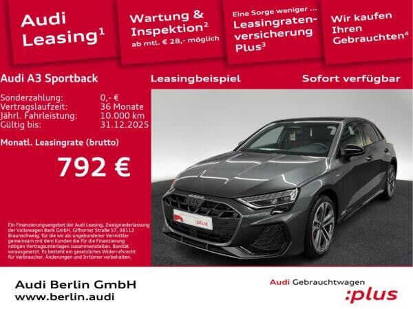 Audi A3 Sportback S line TFSI e S tronic