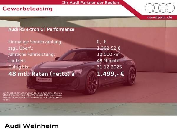 Audi RS e-tron GT performance Laserlicht NAVI Alu 21"