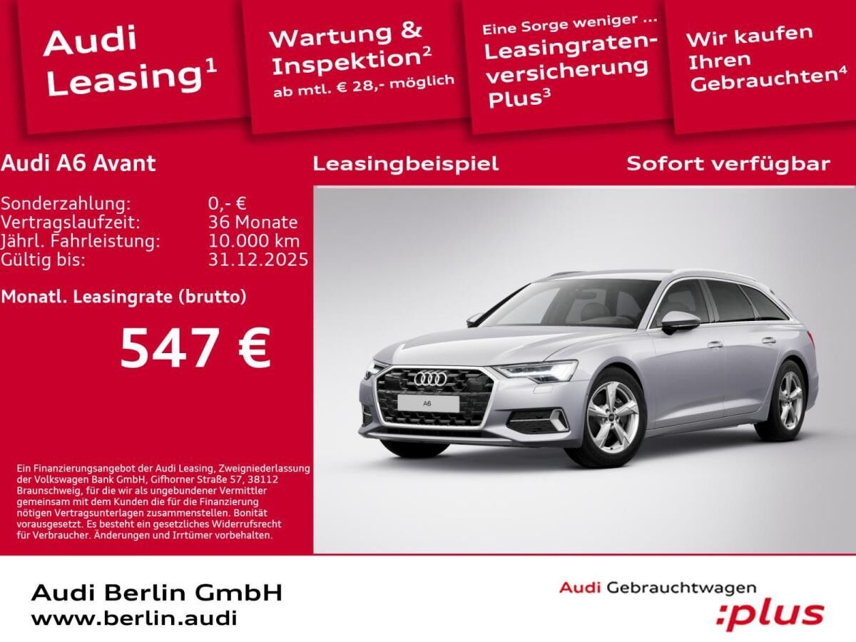 Audi A6 Avant Sport advanced 35 TDI S tr. AHK MATRIX 360°K NAVI