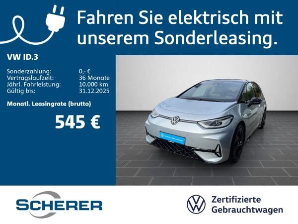 Volkswagen ID.3 GTX Performance 84kWh 5J Garantie 20 ACC HUD MATRIX RFK WÄRMEPUMPE