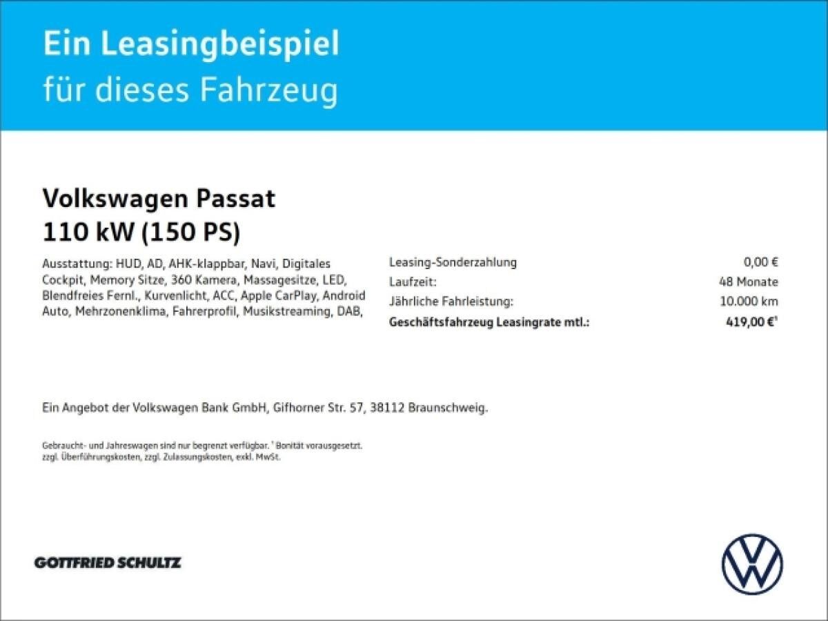 Volkswagen Passat Business 1.5 eTSI (VW Mülheim)