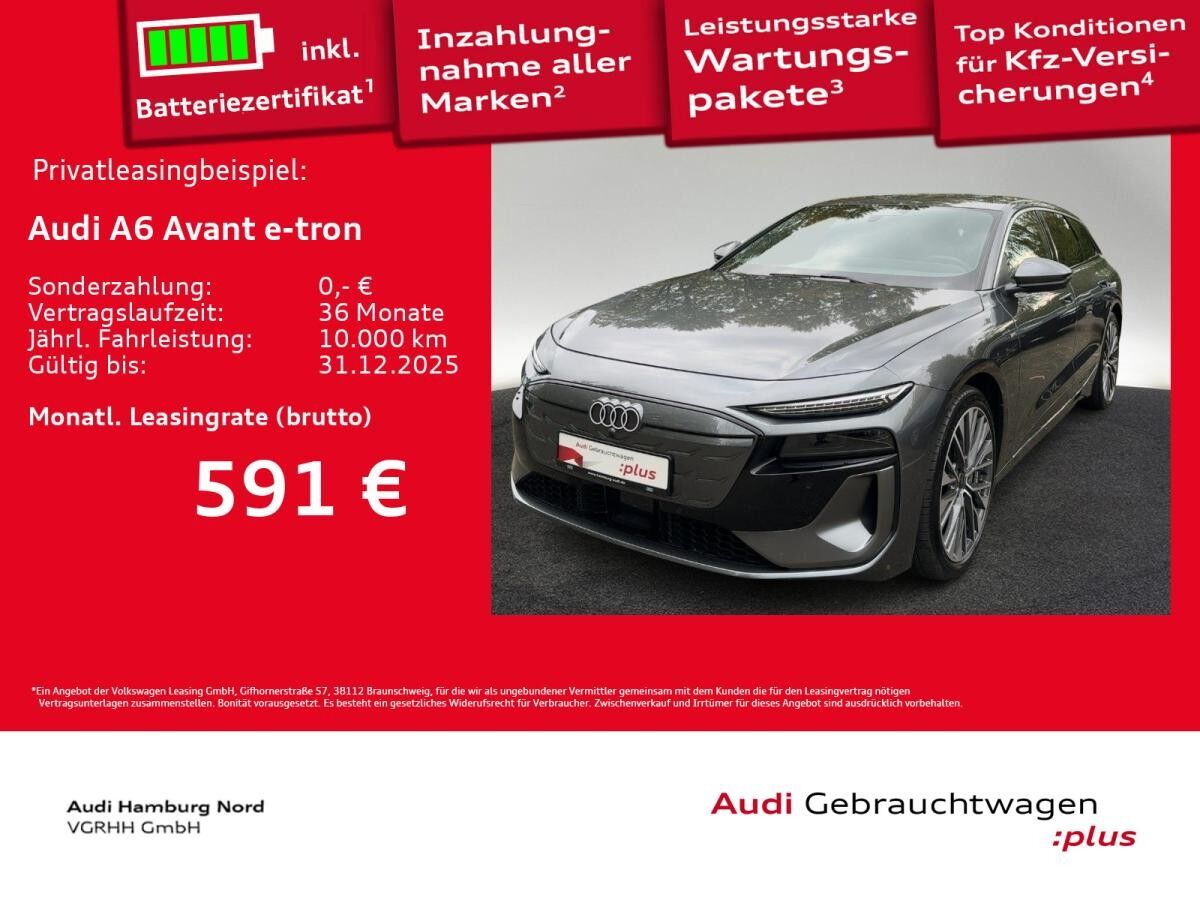 Audi A6 e-tron A6 Avant e-tron performance S line AHK TechPlus