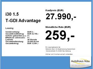 Hyundai i30 1.5 T-GDI Advantage inkl. Big Deal!