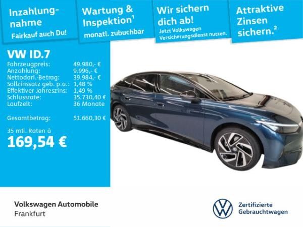 Volkswagen ID.7 GTX 4 Motion Navi AHK IQ.LIGHT - LED-Matrix DAB+