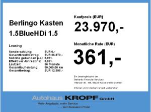 Citroën Berlingo Kasten 1.5BlueHDi Navi,DAB,Tempomat