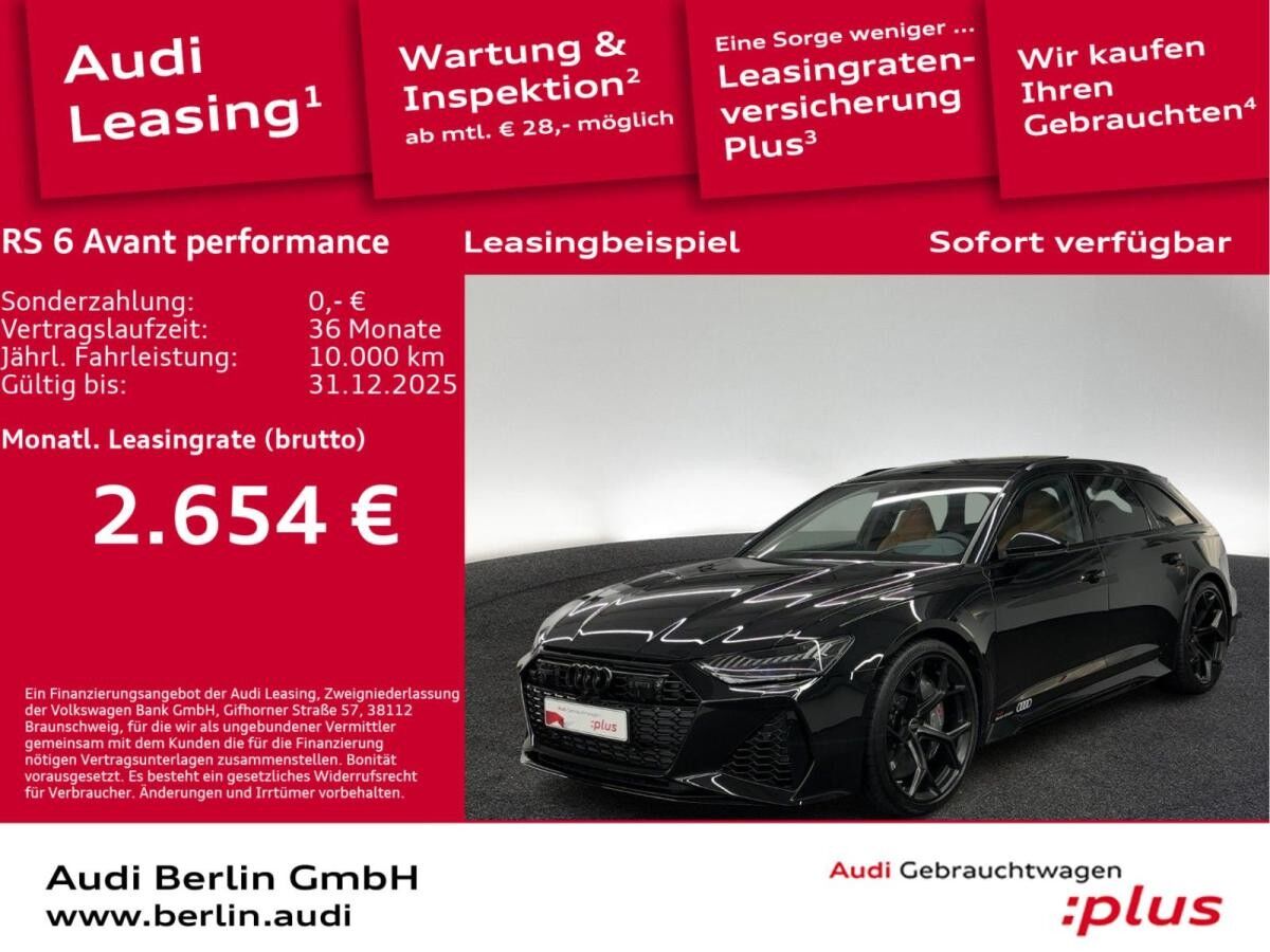 Audi RS6 RS 6 Avant performance tiptronic