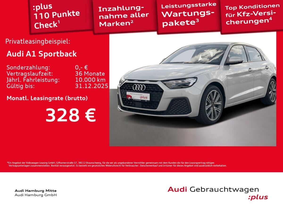 Audi A1 Sportback 30 TFSI S tronic LED Sitzhzg Virtual