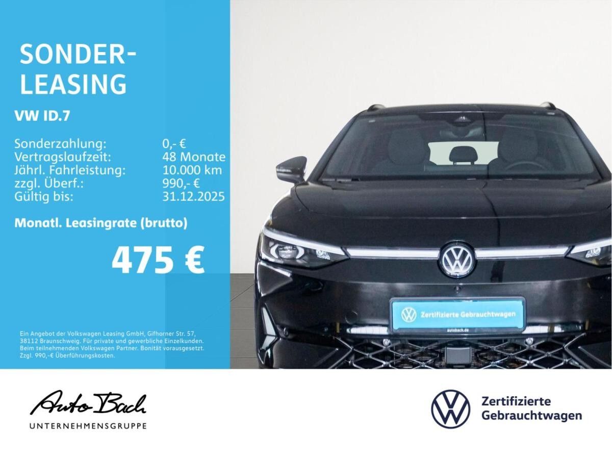 Volkswagen ID.7 Tourer GTX, AHK, Augmented-Reality-Head-up-Display, Navi, LED-Matrix