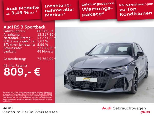 Audi RS3 RS 3 Sportback TFSI QUA S-TRO*MATRIX*HUD*