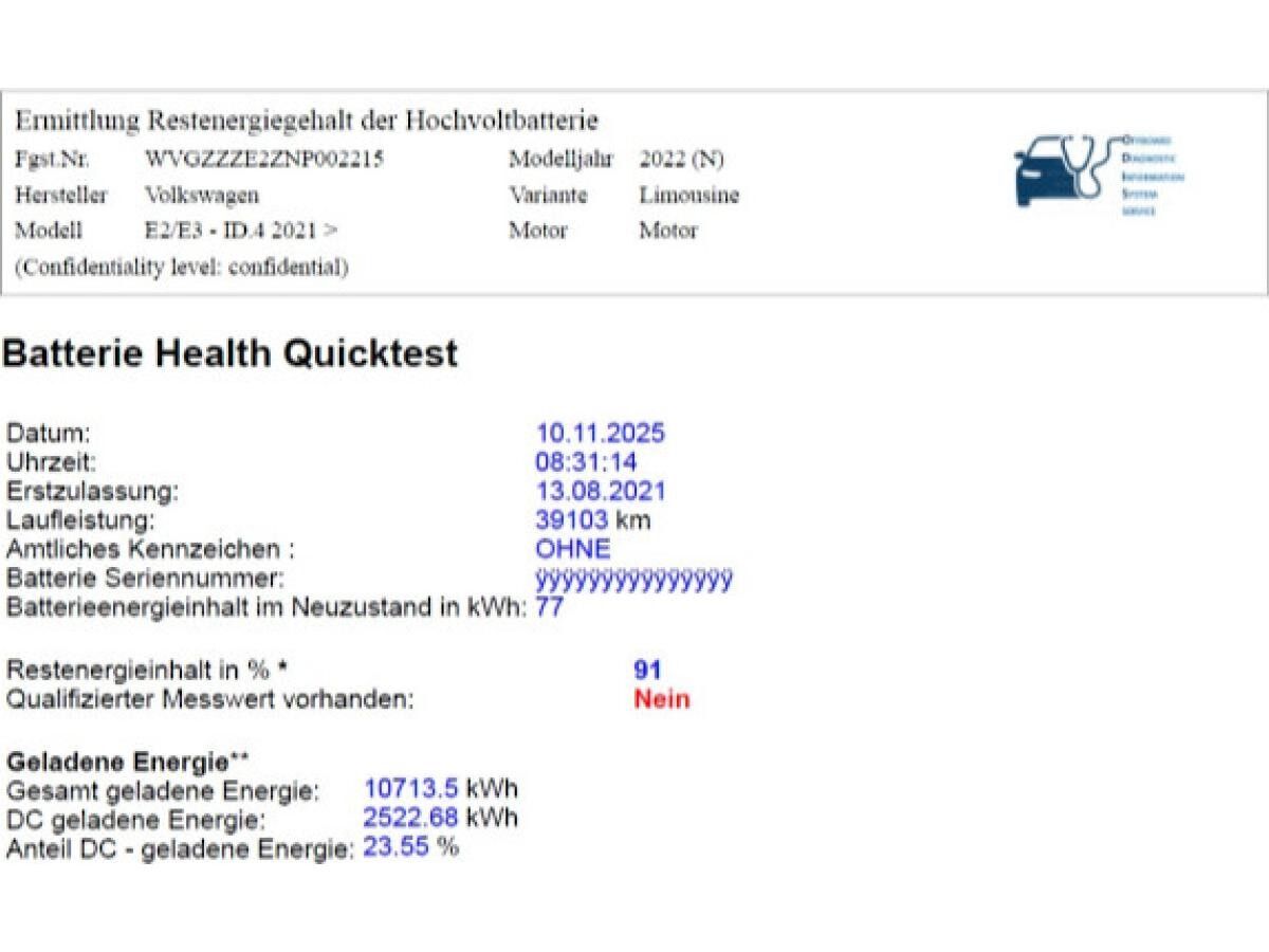 Volkswagen ID.4 Pro Performance 82kWh NAVI SHZ WÄRMEPUMPE
