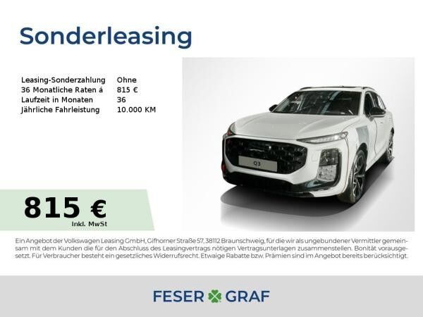 Audi Q3 SUV e-hybrid S tronic Audi Q3 SUV e-hybrid S tronic