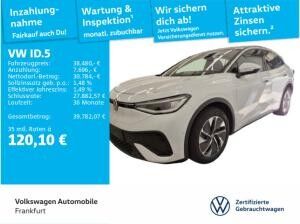 Volkswagen ID.5 Pro (77kWh) mit Entertainment-Paket Navi IQ.LIGHT - LED-Matrix-Scheinwerfer Sprachbedienung