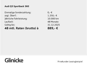 Audi Q3 Sportback e-hybrid Pano Matrix LM 20" 360° Head-Up Audi Q3 Sportback e-hybrid Pano Matrix LM 20" 360° Head-Up