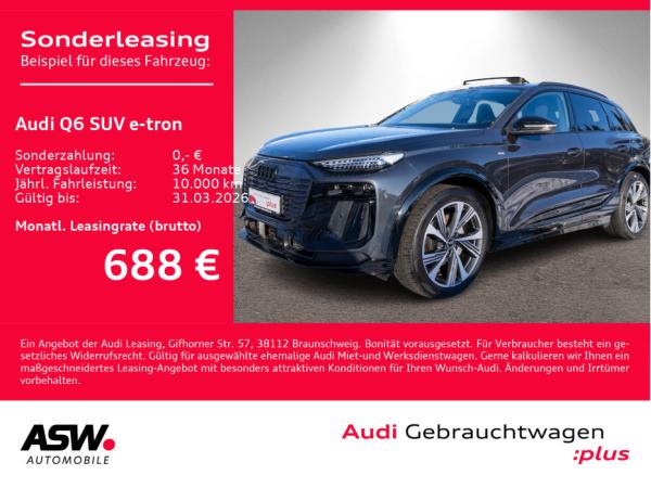 Audi Q6 e-tron Q6 SUV e-tron performance S line NAVI PANO HUD UVP 95885.-Eur// 0,25% Versteuerung ch