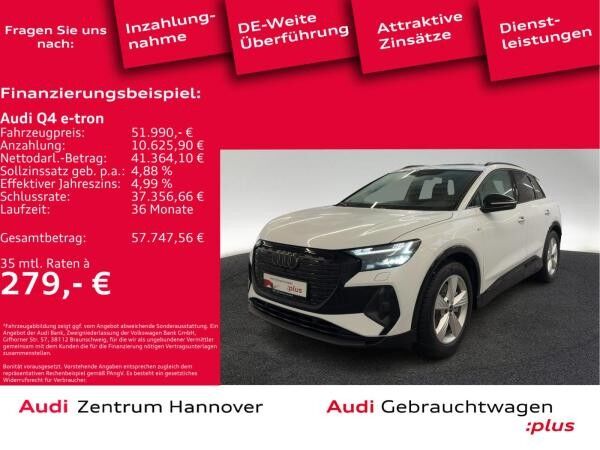 Audi Q4 e-tron 45 edition S line Matrix Pano AHK Navi