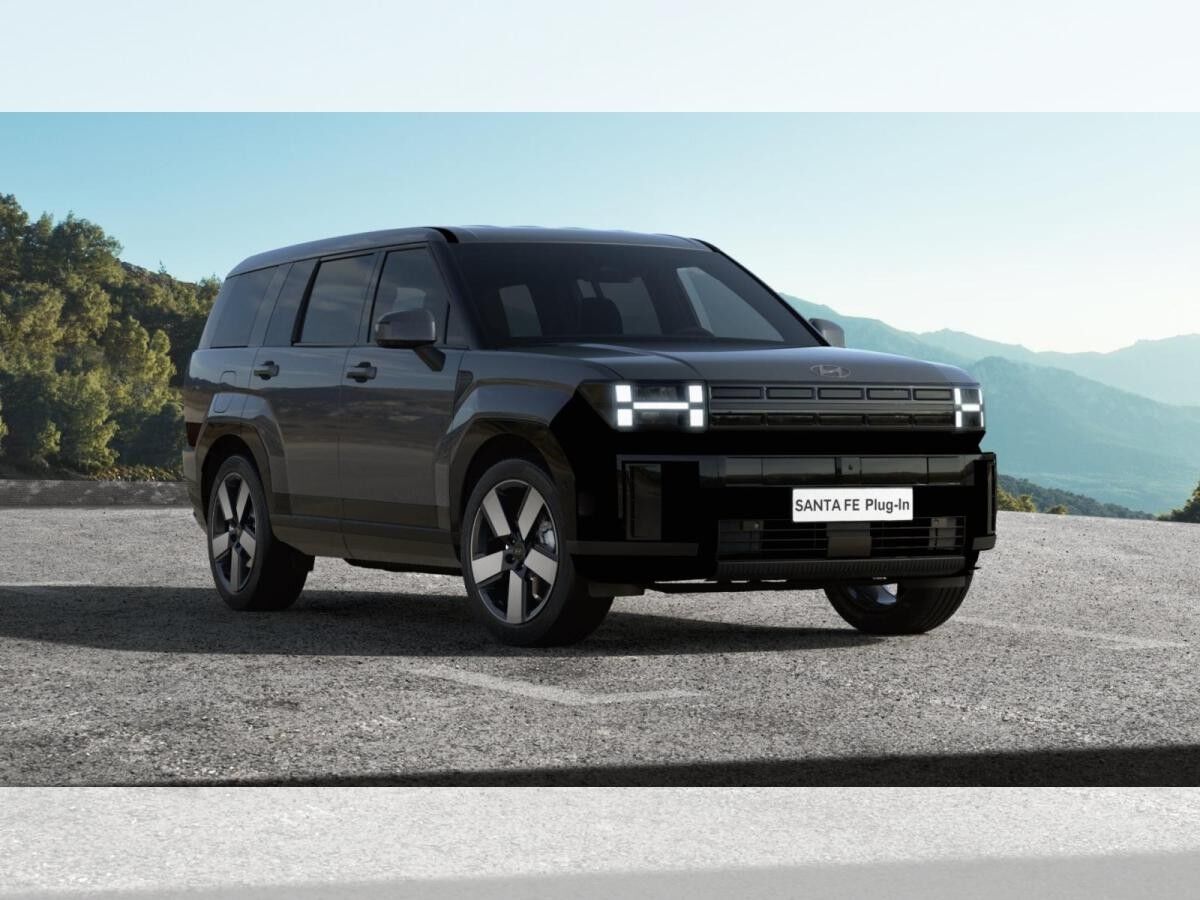 Hyundai SANTA FE 1.6 Blackline Plug-In-Hybrid⚠️| Head-Up | Nappaleder | Rückfahrkamera | Navi | Klimaauto. | ISOFIX