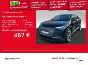 Audi Q4 e-tron Q4 Sportback 45 e-tron S line AHK ACC Nav Kamera