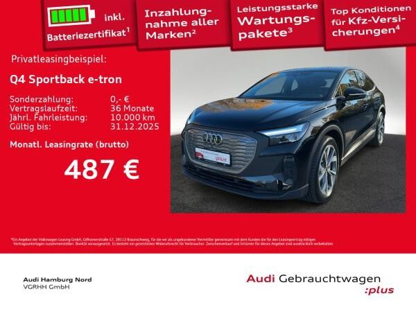 Audi Q4 e-tron Q4 Sportback 45 e-tron S line AHK ACC Nav Kamera