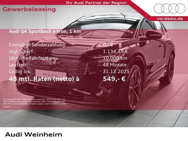 Audi Q4 e-tron Q4 Sportback 45 e-tron quattro