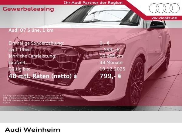 Audi Q7 SUV S line TFSI e quattro tiptronic